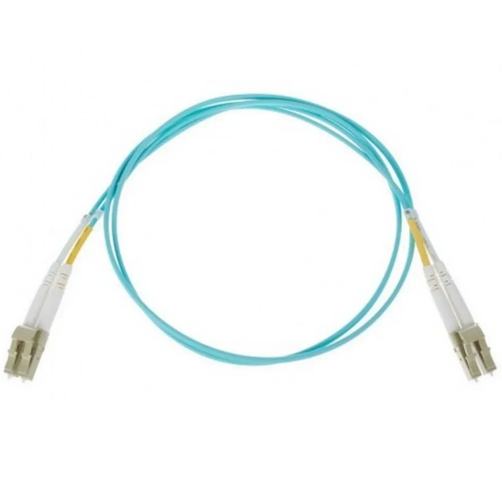 Fiber optic patch cords, Multimode OM4, LC-LC Duplex, 1M