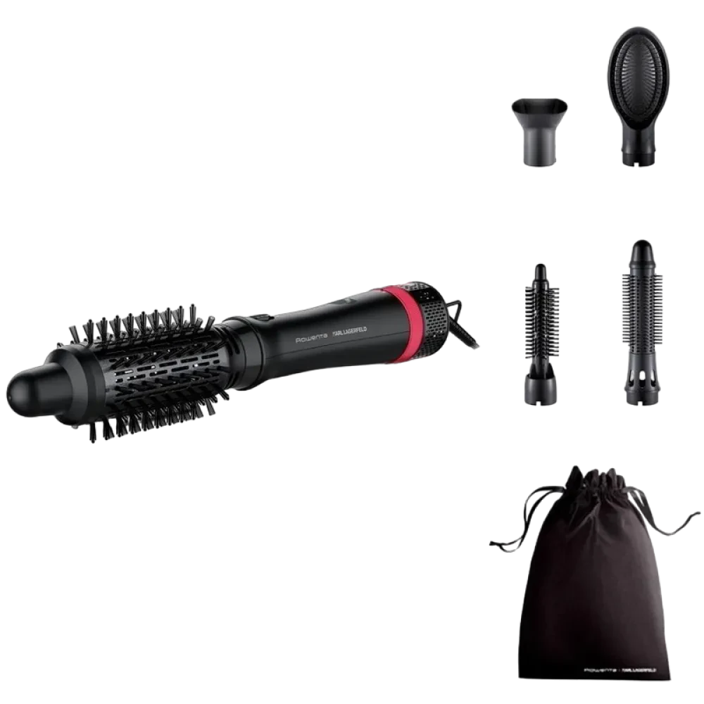 Uscător de păr-perie Rowenta CF635LF0, 800W, Negru
