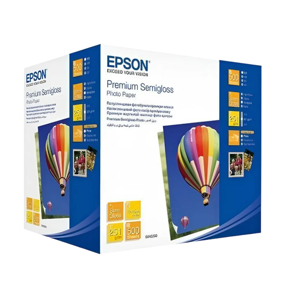 Hârtie fotografică Epson Premium Semigloss Photo Paper, А6