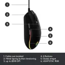 Gaming Mouse Logitech G102, Negru