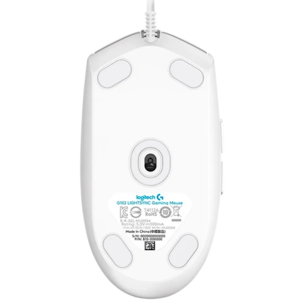 Gaming Mouse Logitech G102, Alb
