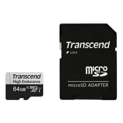 Карта памяти Transcend MicroSDXC Class 10, 64Гб (TS64GUSD350V)