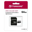 Карта памяти Transcend MicroSDXC Class 10, 64Гб (TS64GUSD350V)