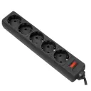 Prelungitor electric Ultra Power UP3-B-1.8UPS, 5 Prize, 1,8m, Negru