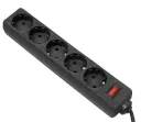 Prelungitor electric Ultra Power UP3-B-1.8UPS, 5 Prize, 1,8m, Negru