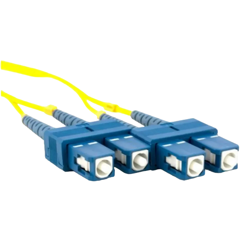 Patch cord APC Electronic FO-P007, 1m, Galben