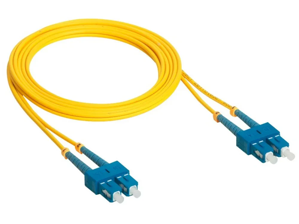 Patch cord APC Electronic FO-P009, 3m, Galben