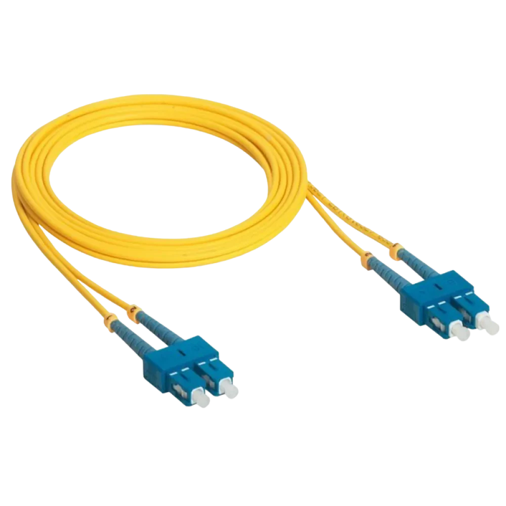 Patch cord APC Electronic FO-P011, 7m, Galben
