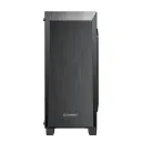 Carcasă PC Gamemax Nova N5, Midi-Tower, Fără PSU, Negru