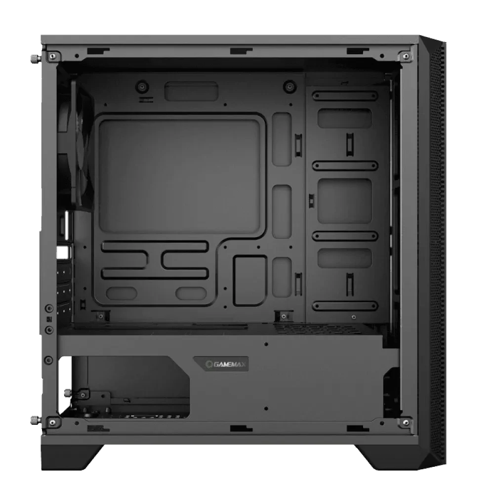 Carcasă PC Gamemax Silent Hill, Midi-Tower, Fără PSU, Negru