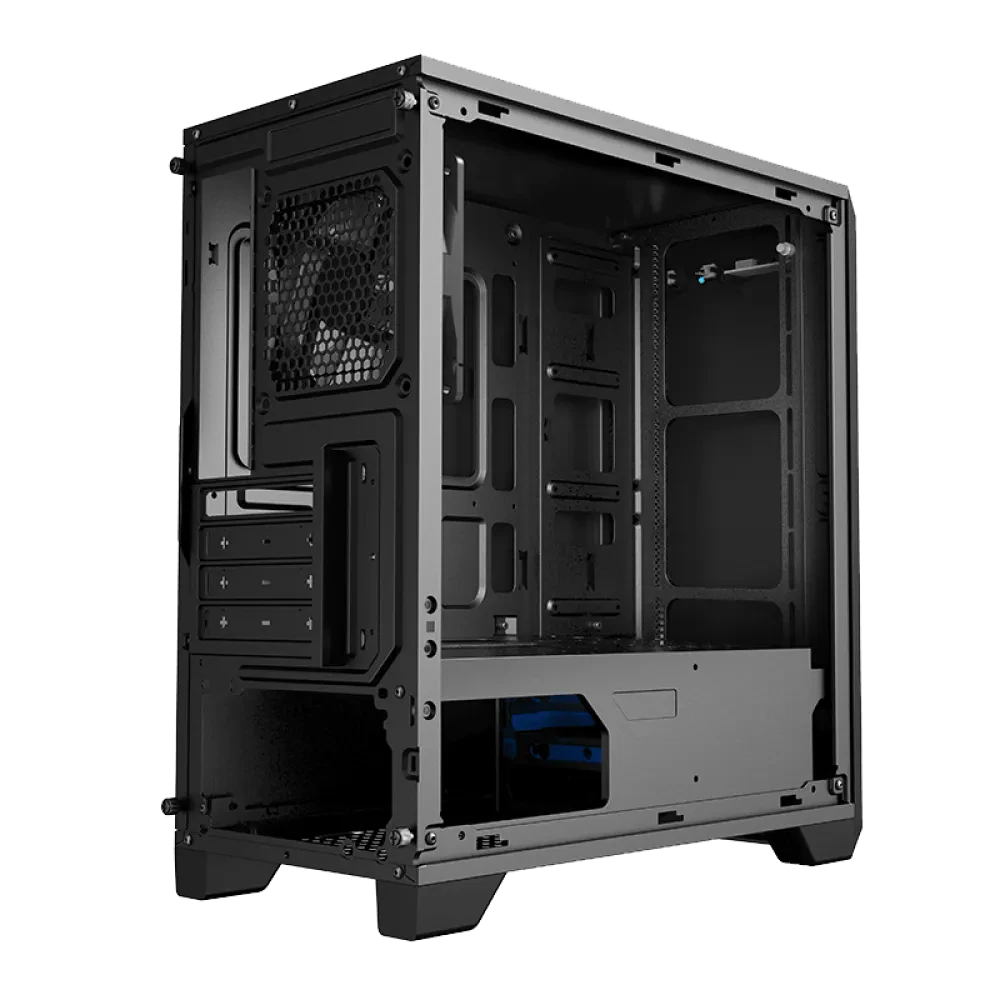 Carcasă PC Gamemax Silent Hill, Midi-Tower, Fără PSU, Negru