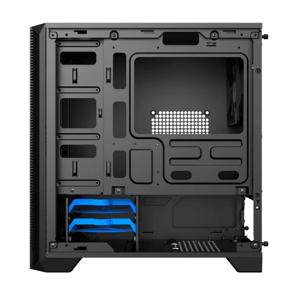 Carcasă PC Gamemax Silent Hill, Midi-Tower, Fără PSU, Negru