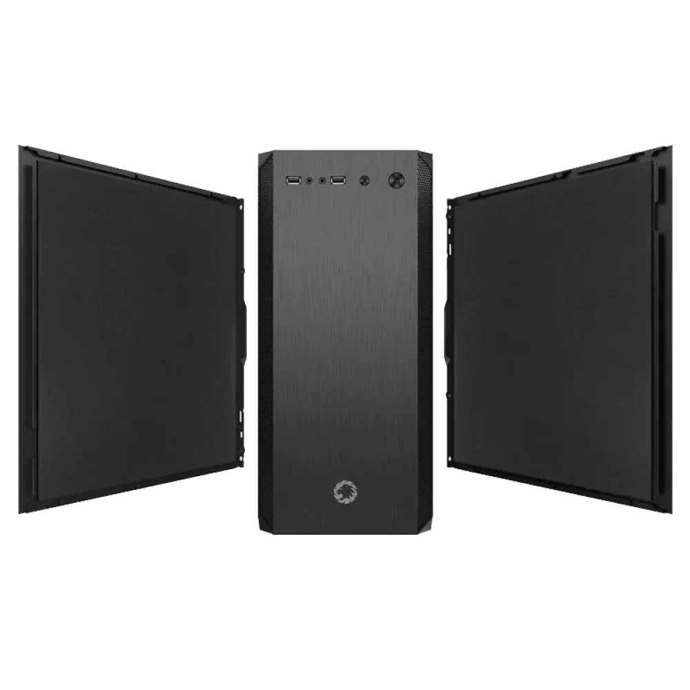 Carcasă PC Gamemax Silent Hill, Midi-Tower, Fără PSU, Negru