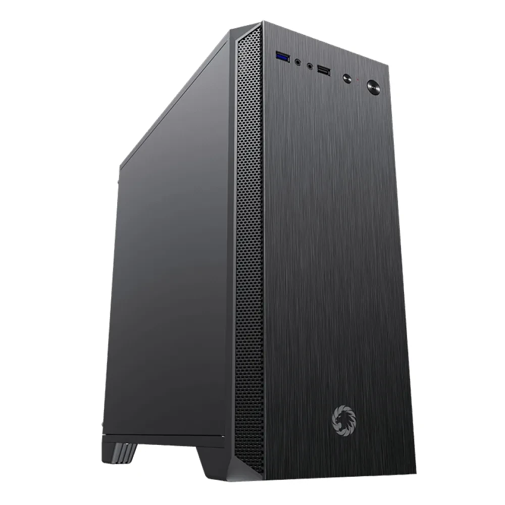 Carcasă PC Gamemax Silent Hill, Midi-Tower, Fără PSU, Negru