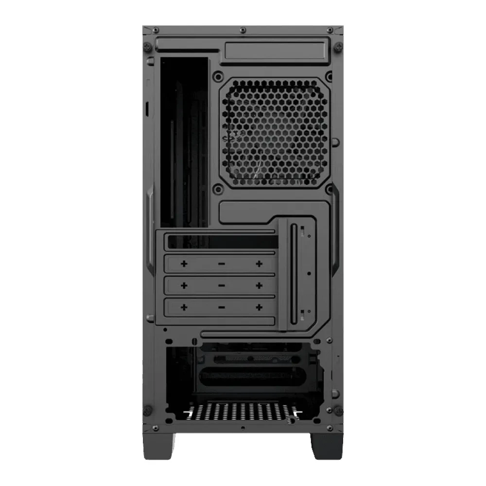 Carcasă PC Gamemax Silent Hill, Midi-Tower, Fără PSU, Negru