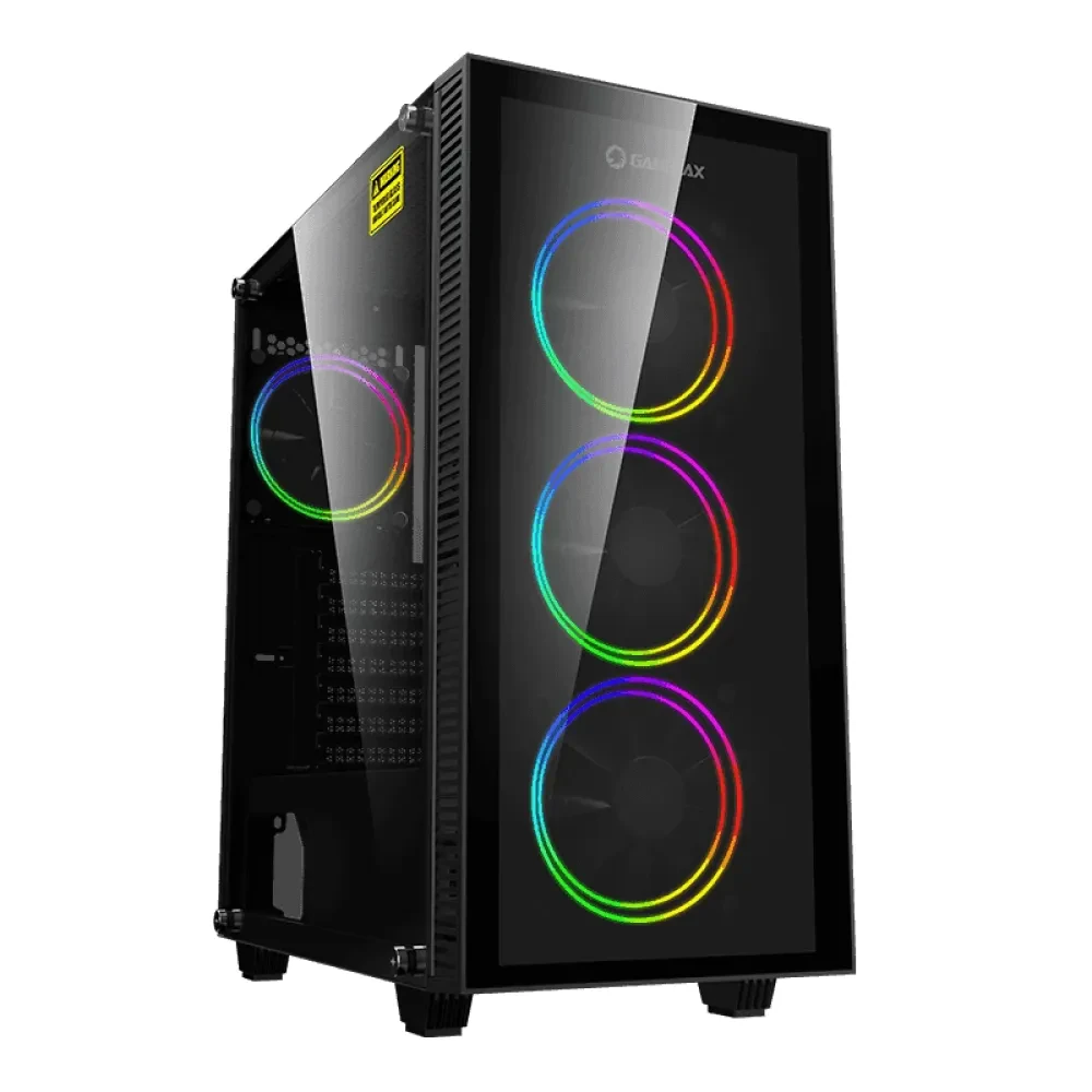 Carcasă PC Gamemax Draco XD, Midi-Tower, Fără PSU, Negru