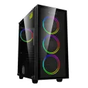 Carcasă PC Gamemax Draco XD, Midi-Tower, Fără PSU, Negru