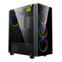 Carcasă PC Gamemax Draco XD, Midi-Tower, Fără PSU, Negru