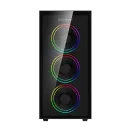 Carcasă PC Gamemax Draco XD, Midi-Tower, Fără PSU, Negru
