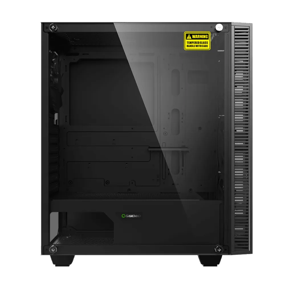 Carcasă PC Gamemax Draco XD, Midi-Tower, Fără PSU, Negru