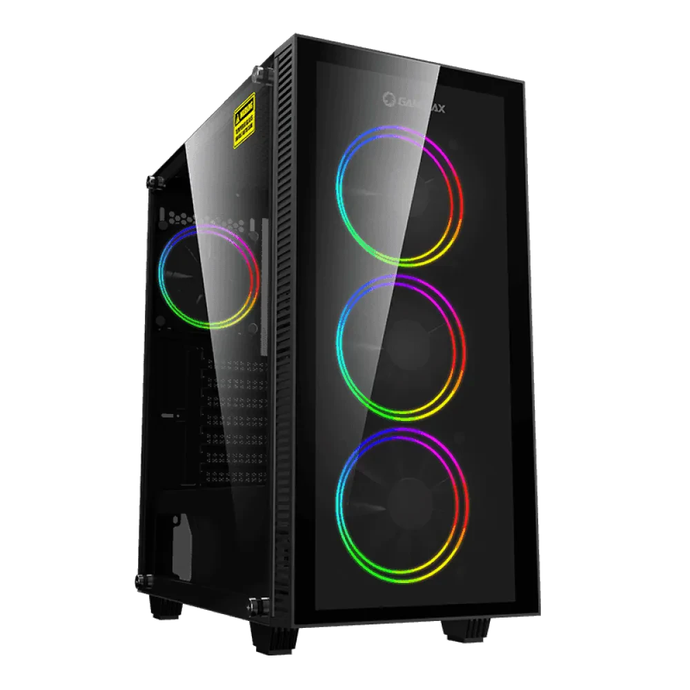 Carcasă PC Gamemax Draco XD, Midi-Tower, Fără PSU, Negru