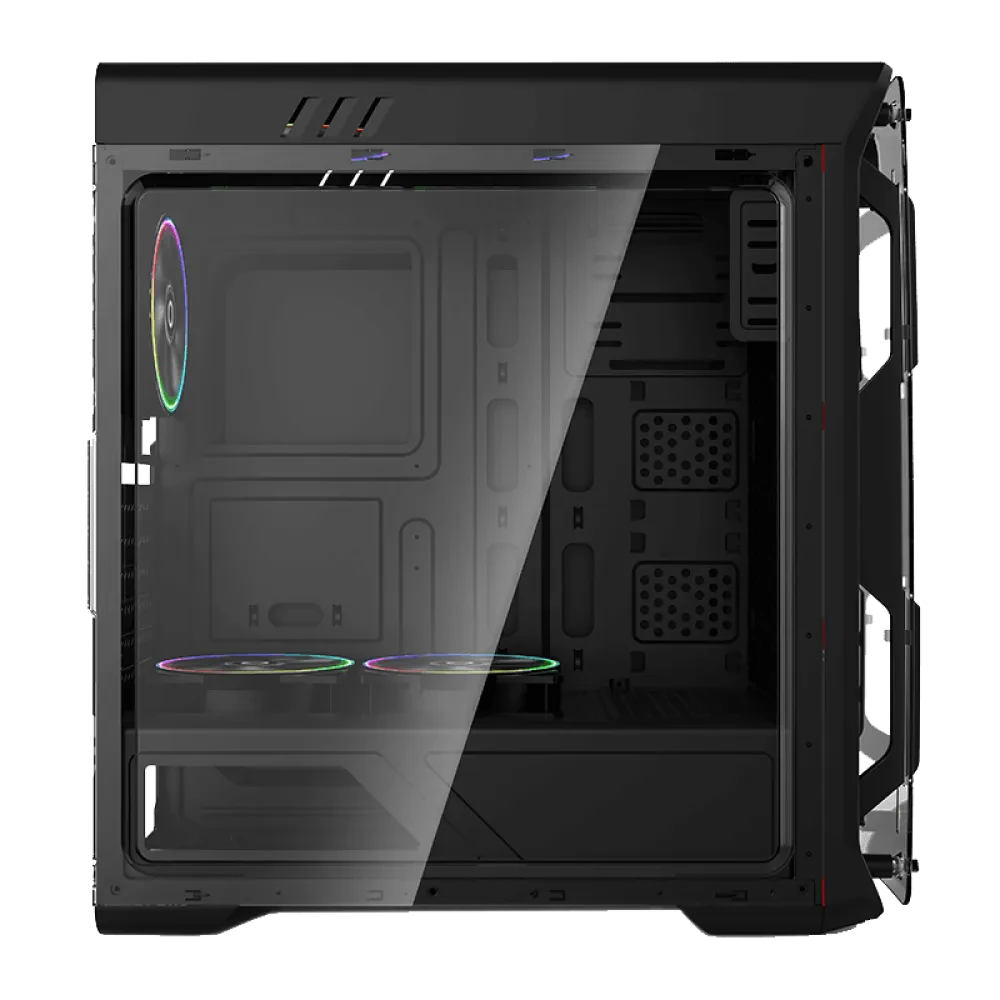 Carcasă PC Gamemax Optical G510, Midi-Tower, Fără PSU, Negru