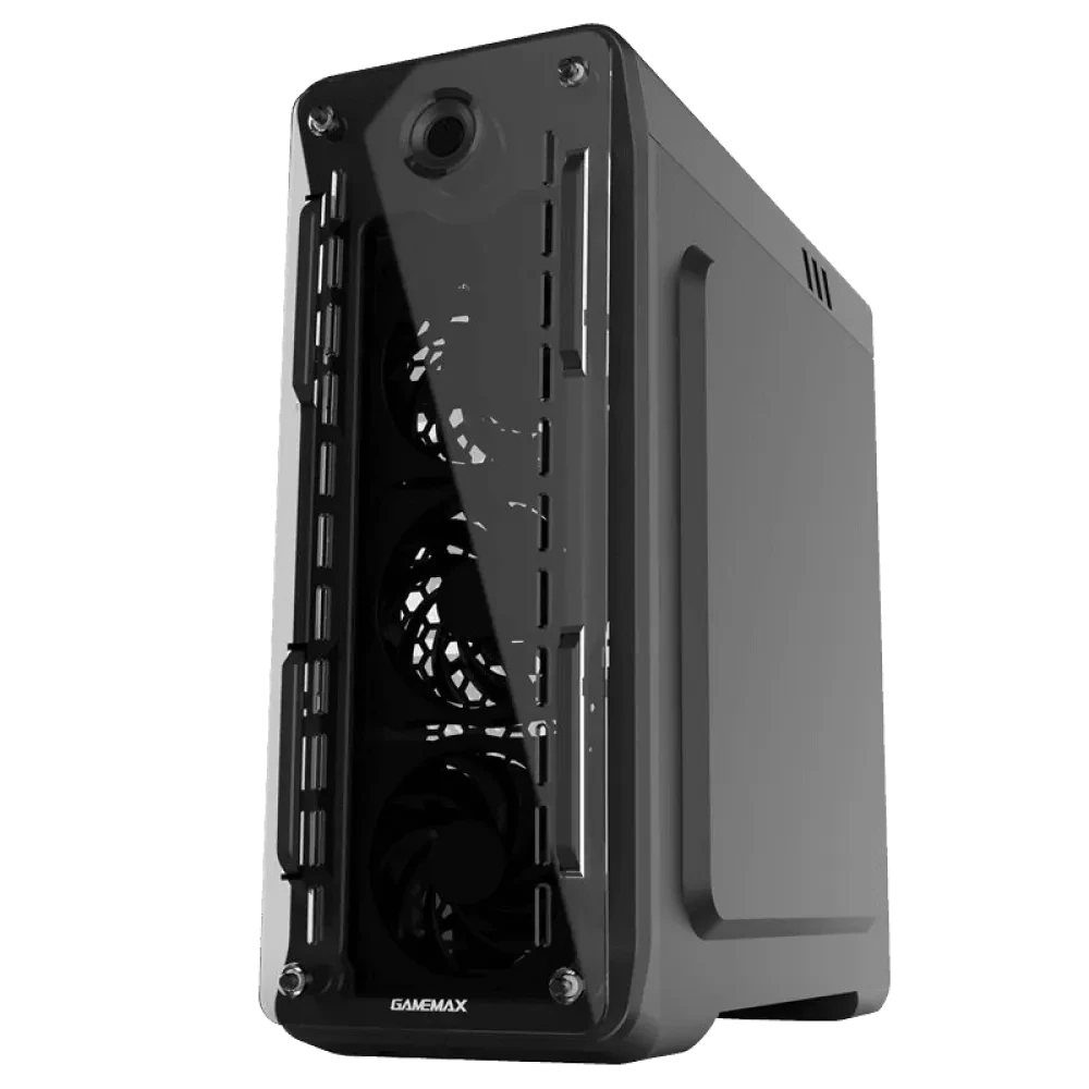 Carcasă PC Gamemax Optical G510, Midi-Tower, Fără PSU, Negru