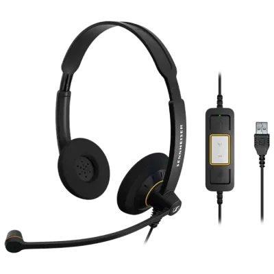 Căști EPOS SC 60 USB, Negru