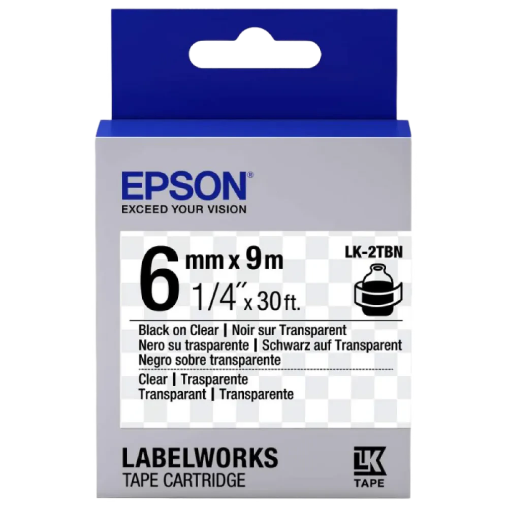  Epson LK-2TBN, 6 mm x 9 m