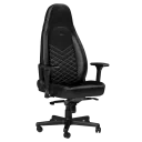 Scaun Gaming Noblechairs Icon, PU Piele, Negru/Alb