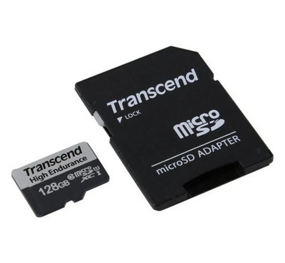 Карта памяти Transcend MicroSDXC Class 10, 128Гб (TS128GUSD350V)