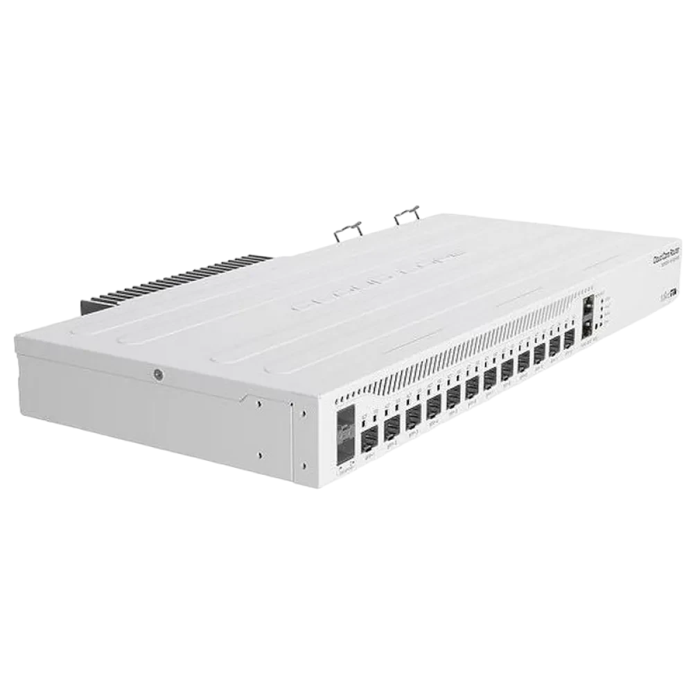 Router MikroTik CCR2004-1G-12S+2XS, Alb
