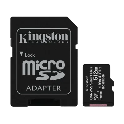 Карта памяти Kingston Canvas Select+, 512Гб (SDCS2/512GB)
