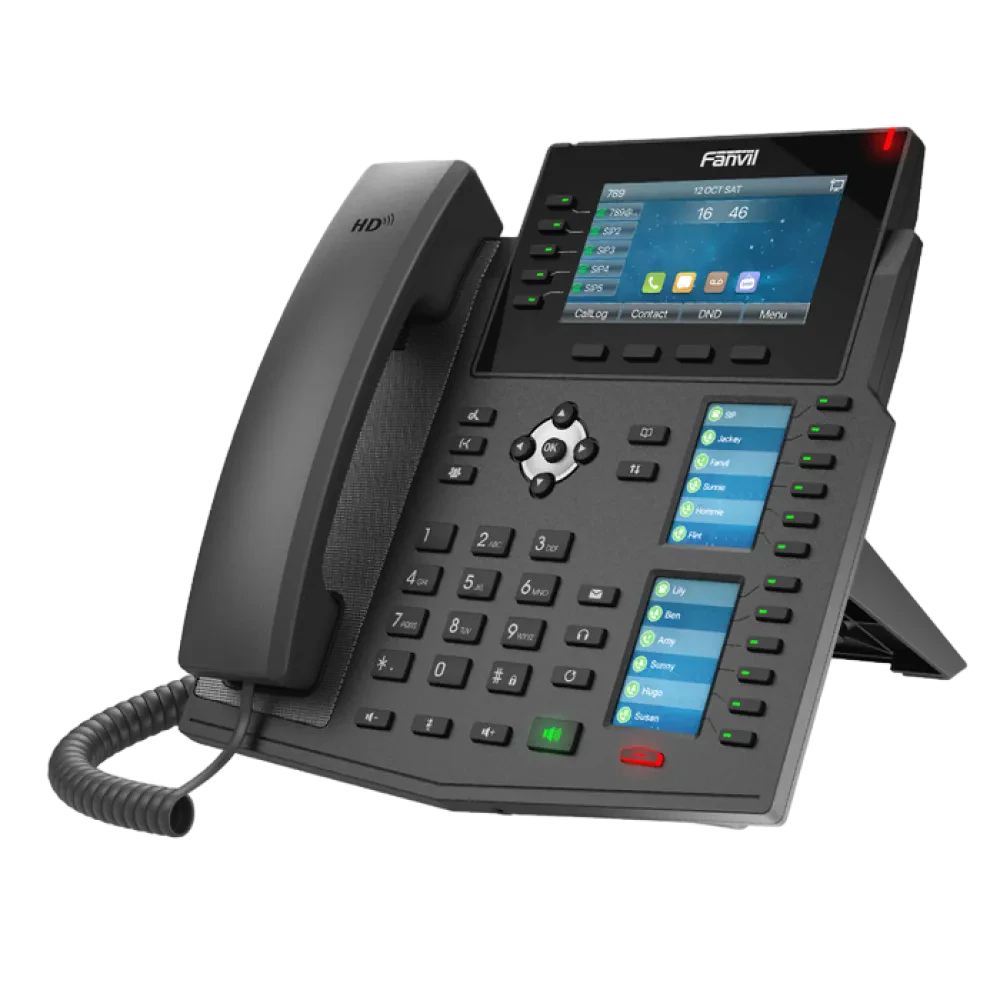 Telefon IP Fanvil X6U, Negru