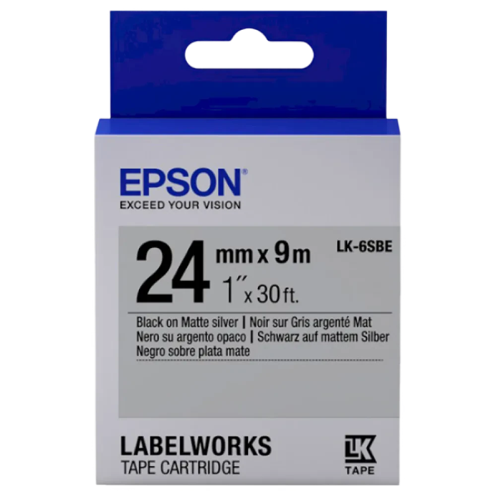 Картридж с лентой Epson LK-6SBE, 24 мм x 9 м