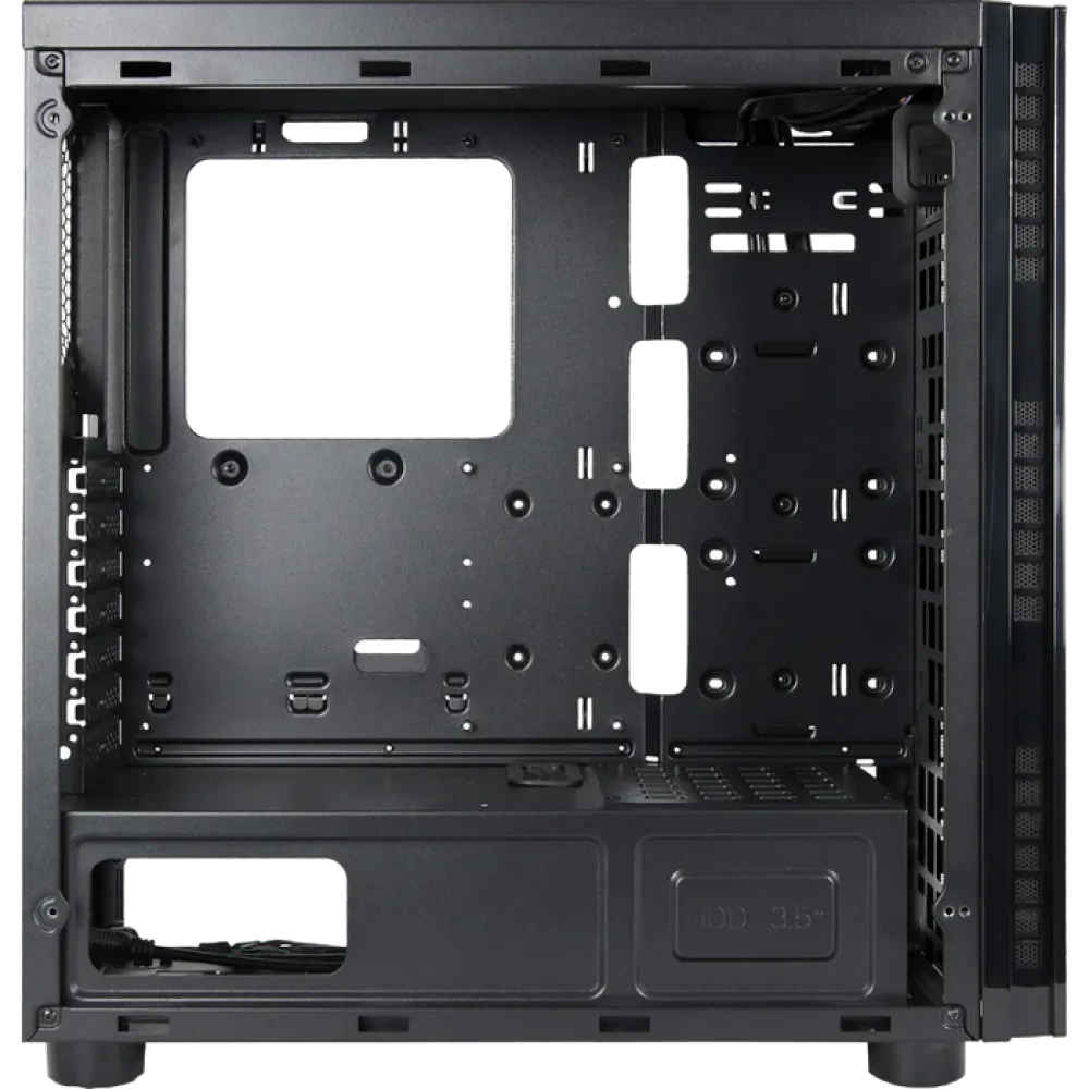 Компьютерный корпус Chieftec AL-02B-TG-OP, Micro-ATX, ATX, Чёрный