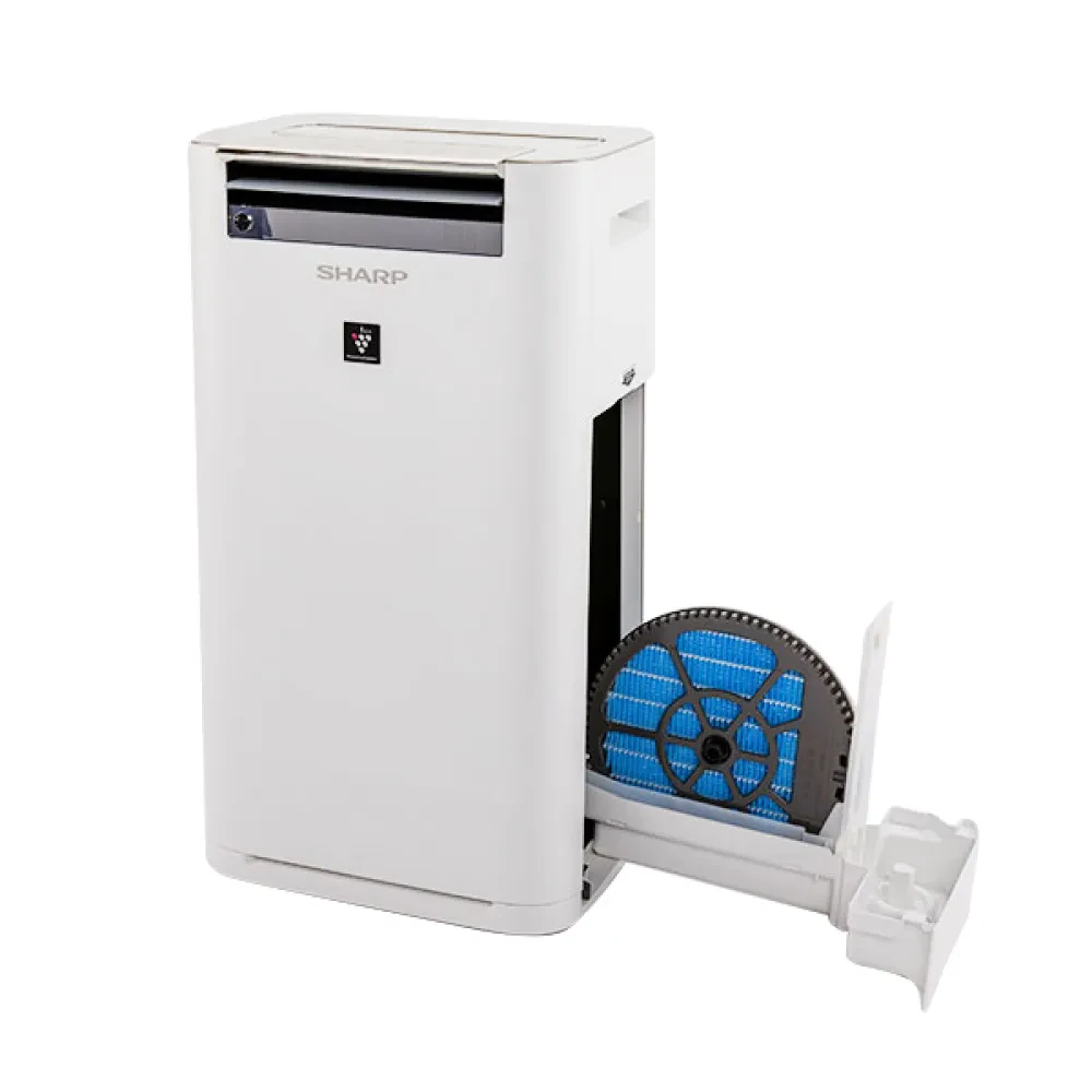 Umidificator și purificator de aer Sharp KCG60EUW, Alb