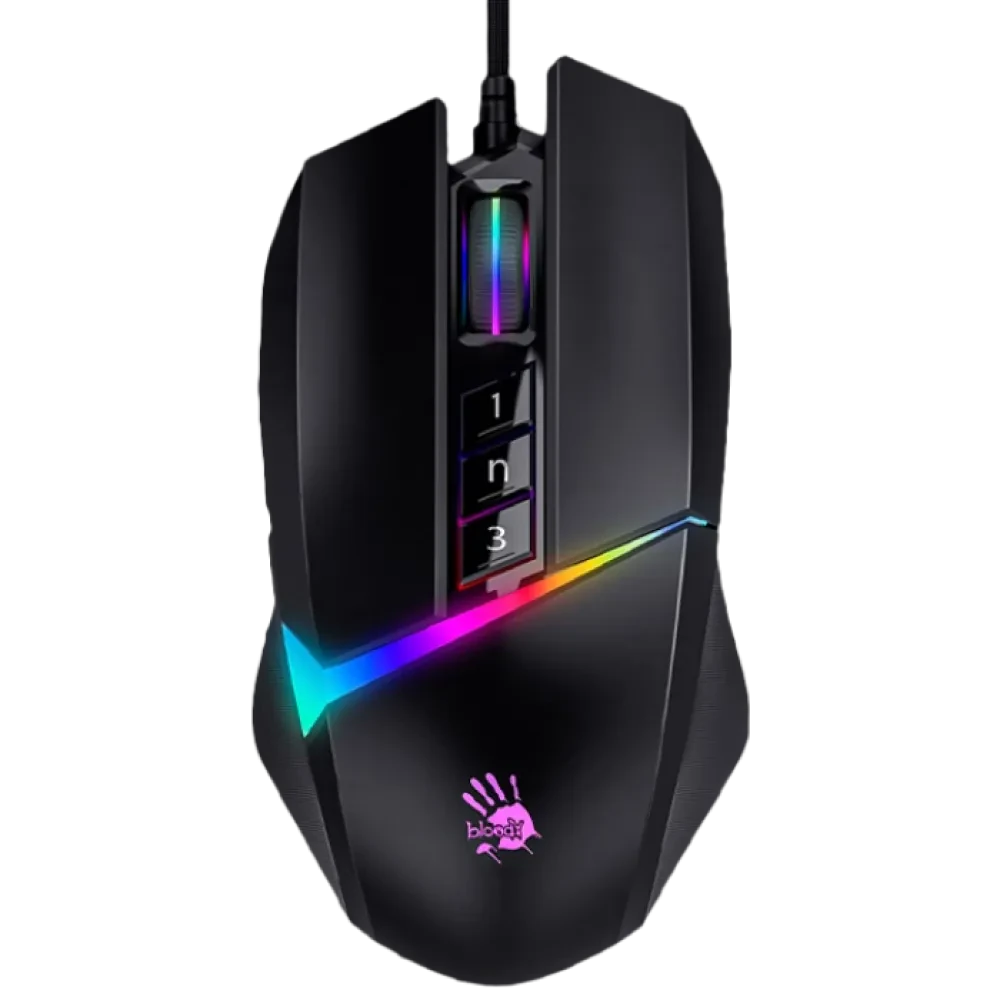 Gaming Mouse Bloody W60 Max, Negru