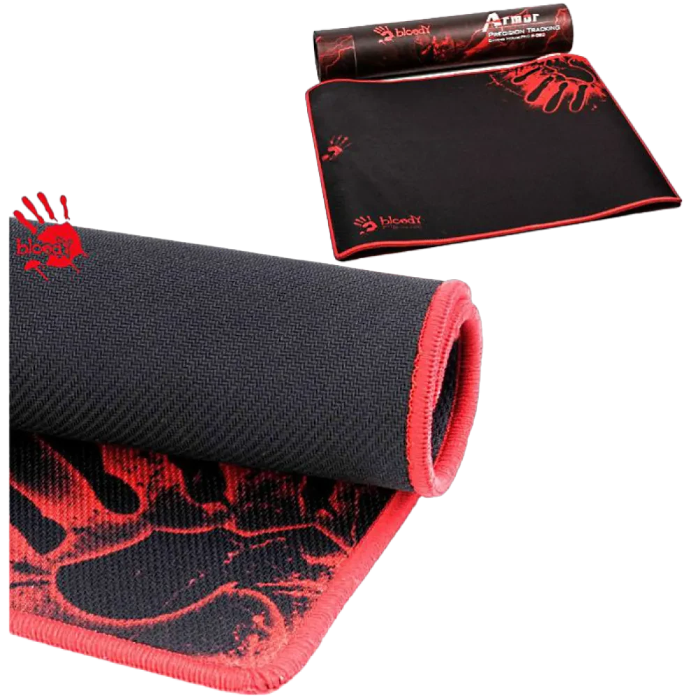 Mouse Pad pentru jocuri Bloody B-081S, Medium, Negru/Roșu