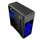 Carcasă PC Gamemax G563, Midi-Tower, Fără PSU, Negru