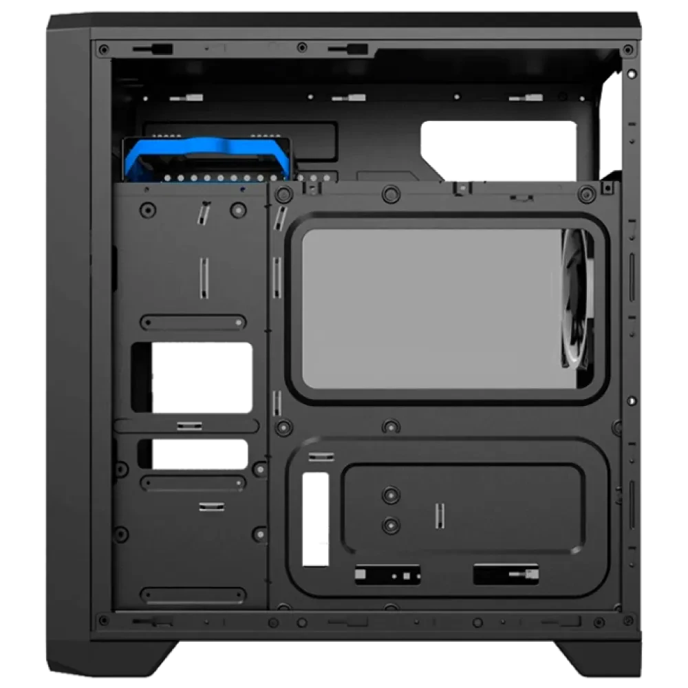 Carcasă PC Gamemax G563, Midi-Tower, Fără PSU, Negru