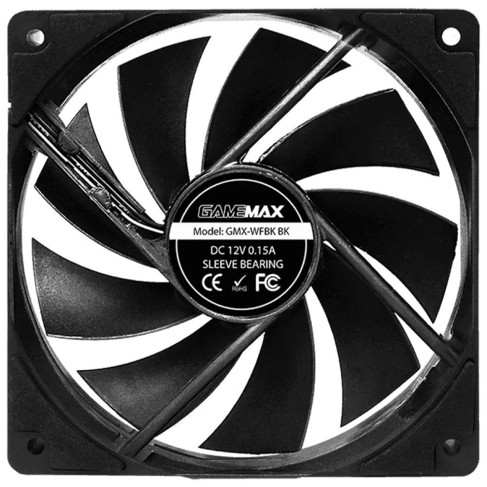 Вентилятор для ПК Gamemax GMX-WFBK BK, 120 мм