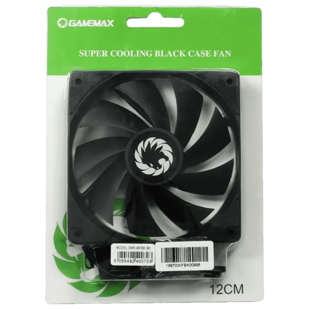 Вентилятор для ПК Gamemax GMX-WFBK BK, 120 мм