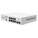 Comutator MikroTik CSS610-8G-2S+IN, Alb