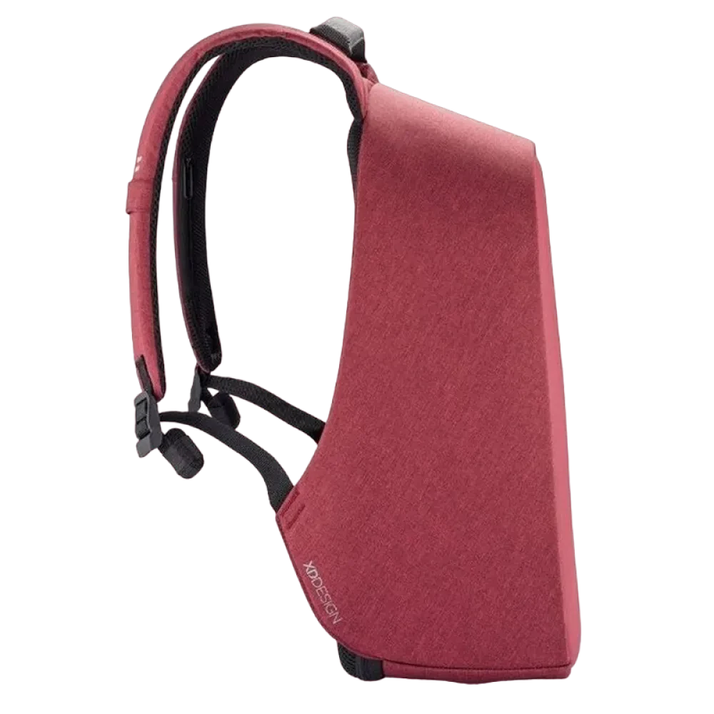 Rucsac pentru Laptop Bobby Hero Regular, 15.6", Piele artificială, Roșu