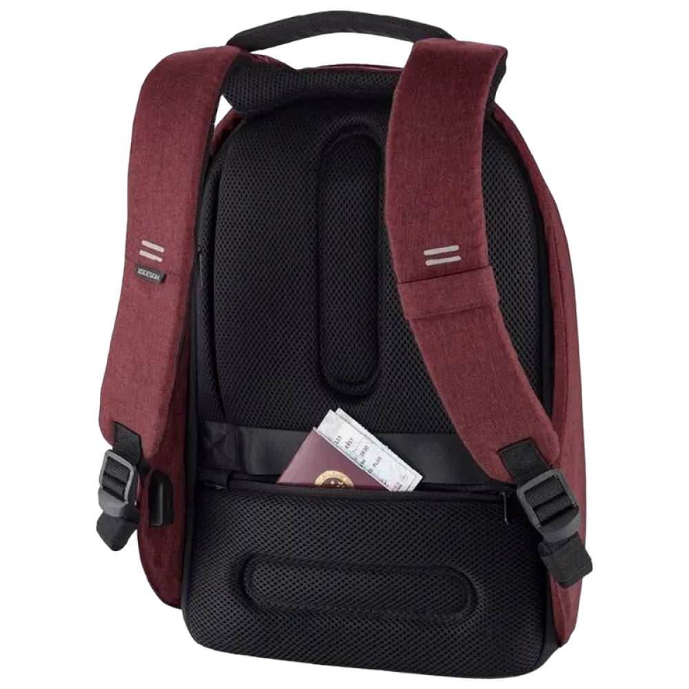 Рюкзак для ноутбука Bobby Hero Small, 13.3", Искусственная кожа, Красный