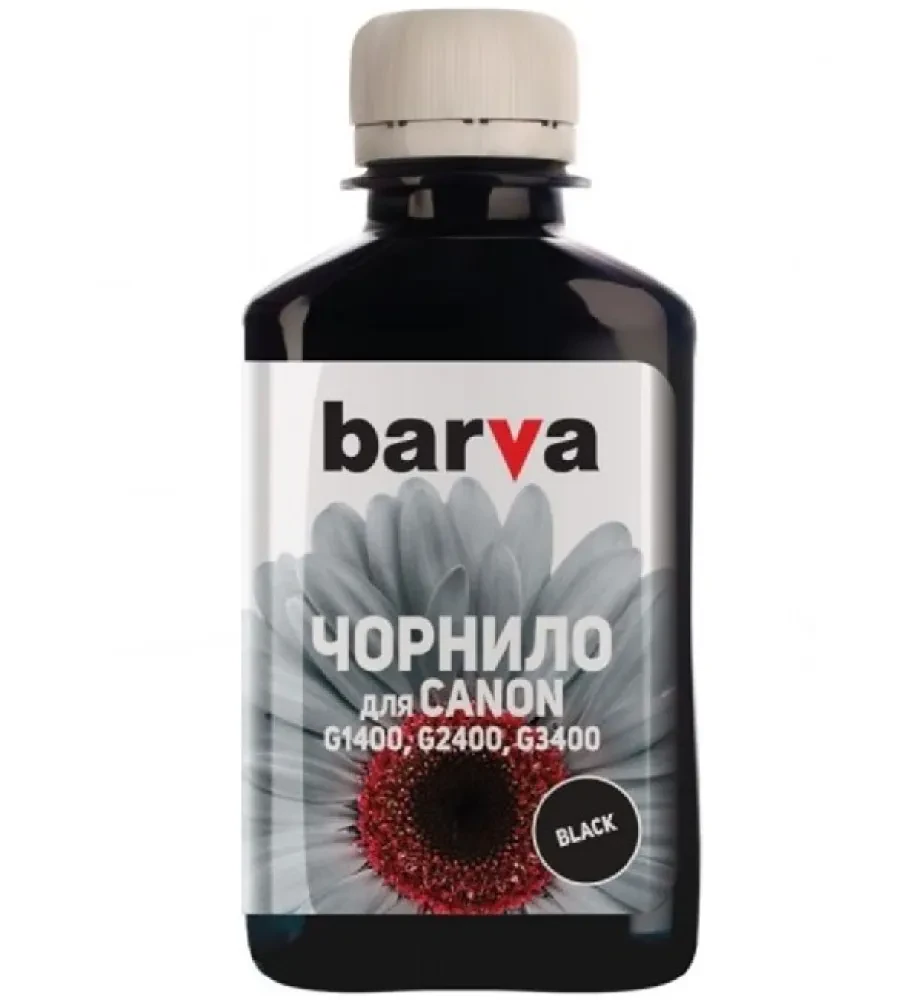 Контейнер с чернилами Barva G490 (Canon G-Series), 180мл, Черный