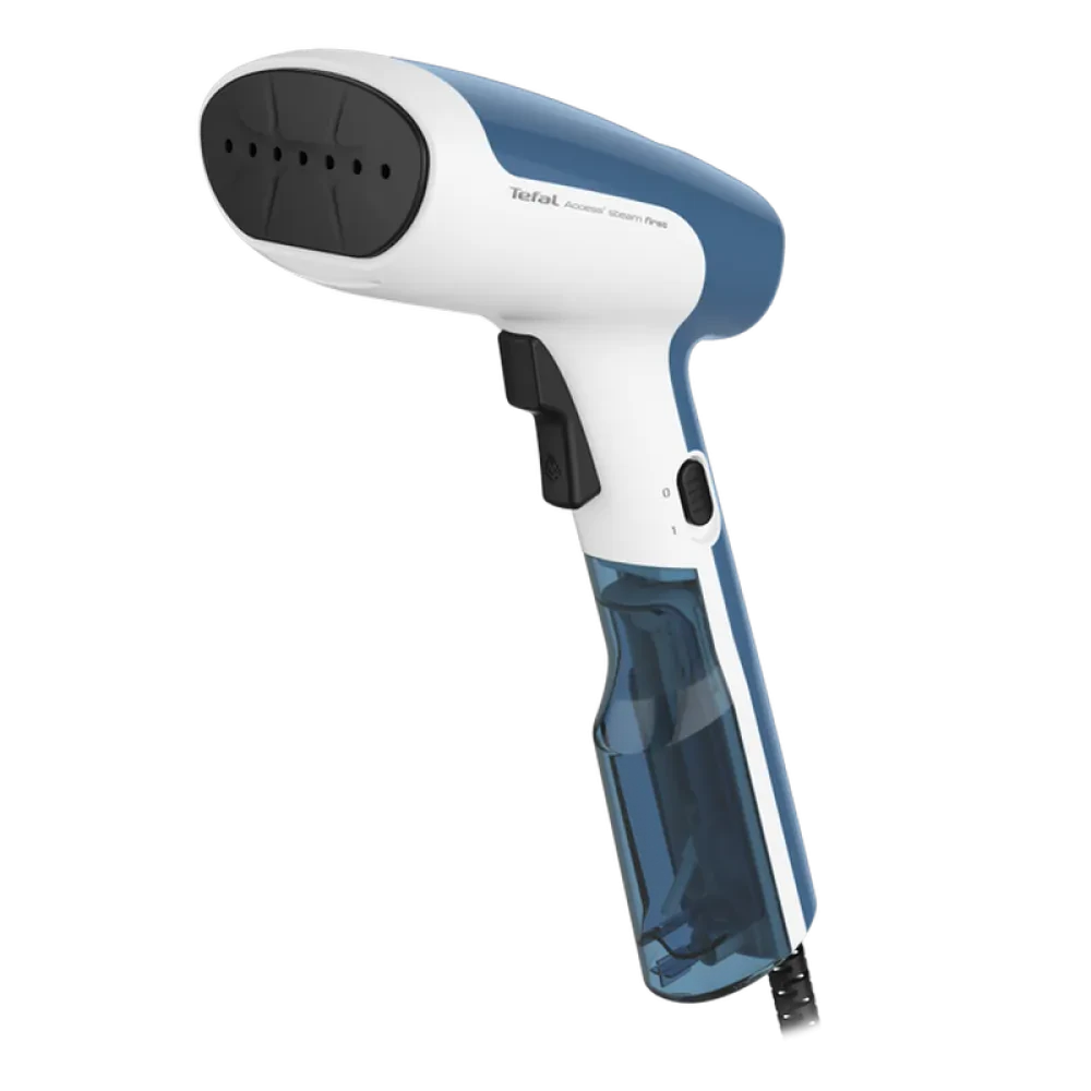 Aparat de călcat vertical cu aburi Tefal DT6130E0, Alb Albastru
