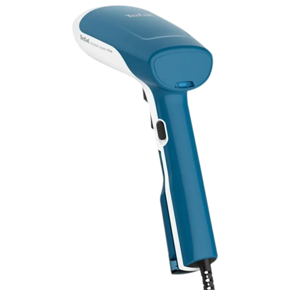 Aparat de călcat vertical cu aburi Tefal DT6130E0, Alb Albastru