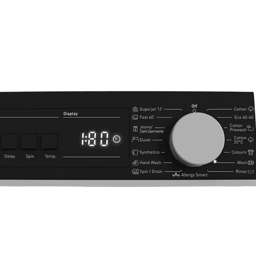 Mașină de spălat Sharp ESNFB914CWAEE, 9kg, Alb